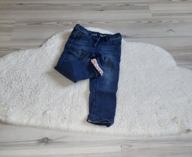 Pantalon jeans doublés coeurs - C&A